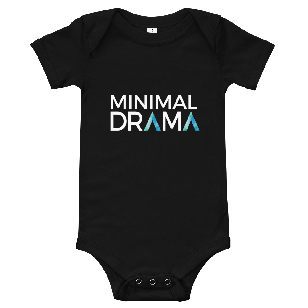 Minimal Drama Baby Onesie