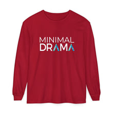 Load image into Gallery viewer, Minimal DRAMA Long Sleeve Tee — Minimalist Graphic Shirt
