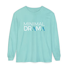 Load image into Gallery viewer, Minimal DRAMA Long Sleeve Tee — Minimalist Graphic Shirt
