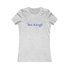 Load image into Gallery viewer, Be Kind Women's Retro Graphic T‑Shirt
