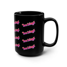 Load image into Gallery viewer, Be Kind Pattern Black 15oz Mug

