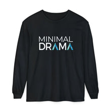 Load image into Gallery viewer, Minimal DRAMA Long Sleeve Tee — Minimalist Graphic Shirt
