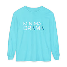 Load image into Gallery viewer, Minimal DRAMA Long Sleeve Tee — Minimalist Graphic Shirt

