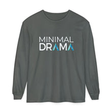 Load image into Gallery viewer, Minimal DRAMA Long Sleeve Tee — Minimalist Graphic Shirt
