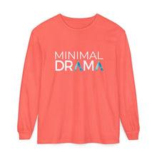 Load image into Gallery viewer, Minimal DRAMA Long Sleeve Tee — Minimalist Graphic Shirt
